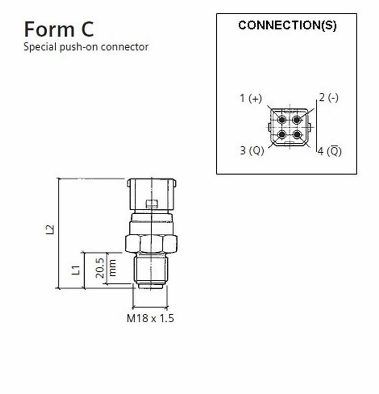 VDO Blocking oscillator tacho speed sender m18